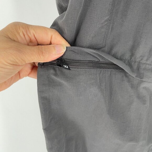 The North Face Women's Large Convertible Cargo Nylon Hiking Sport Grey T150 T550 - Picture 7 of 13